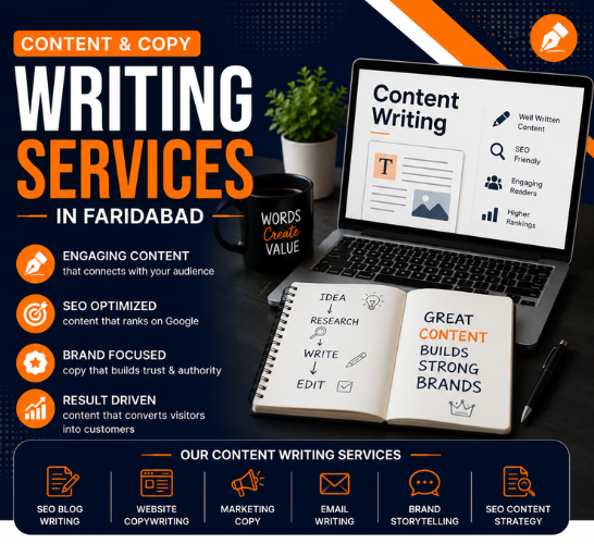 Content & Copy Writing Services in Faridabad