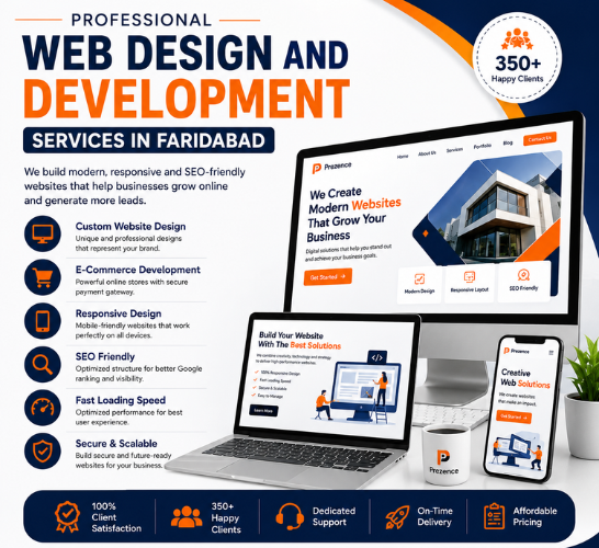 Web Design and Development Services in Faridabad